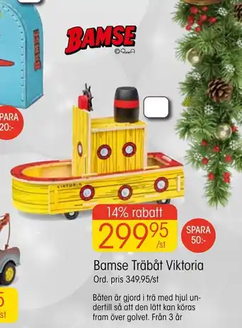 EKO Bamse träbåt viktoria erbjuda