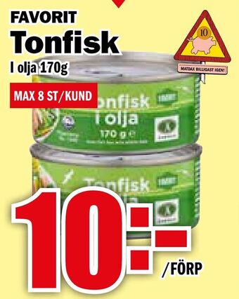 Matdax Tonfisk erbjuda