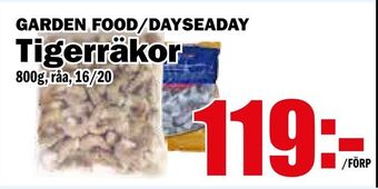 Matdax Tigerräkor erbjuda