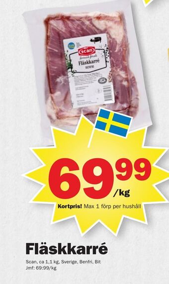 Pekås Fläskkarré erbjuda