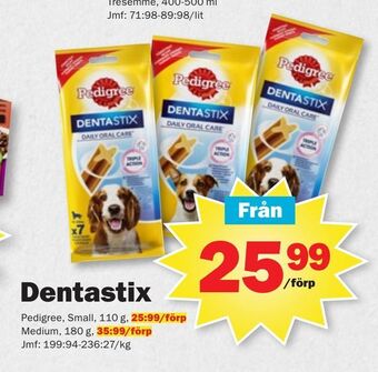 Pekås Dentastix erbjuda