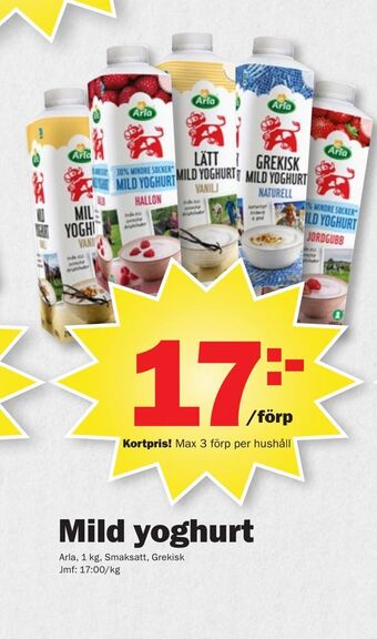 Pekås Mild yoghurt erbjuda