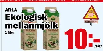 Matdax Ekologisk mellanmjölk erbjuda