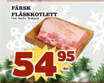 Matdax Färsk fläskkotlett erbjuda