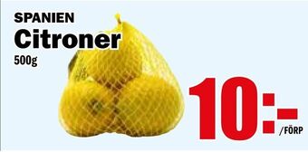 Matdax Citroner erbjuda
