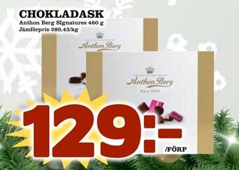 Nya Pulsen Chokladask erbjuda