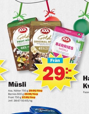 Pekås Müsli erbjuda
