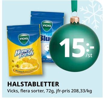 Tempo Halstabletter erbjuda