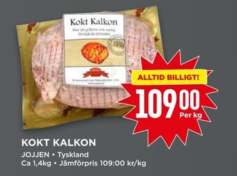 Willys Kokt kalkon erbjuda