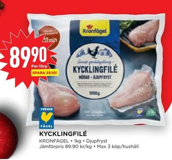 Willys Hemma Kycklingfilé erbjuda