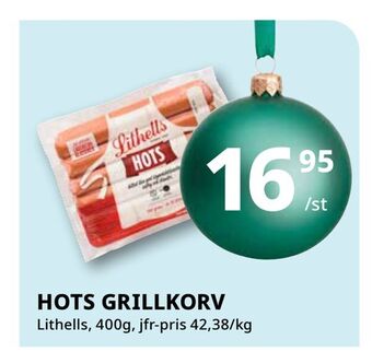 Tempo Hots grillkorv erbjuda
