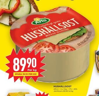 Willys Hemma Hushållsost erbjuda