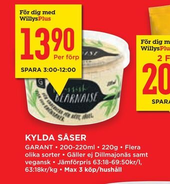 Willys Hemma Kylda såser erbjuda