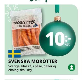 Tempo Svenska morötter erbjuda