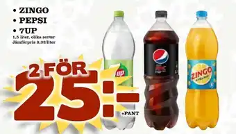 Zingo • pepsi • 7up