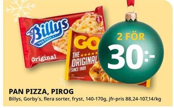 Tempo Pan pizza, pirog erbjuda