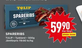 Willys Spareribs erbjuda