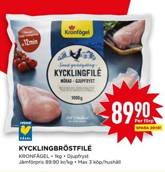 Willys Kycklingbröstfilé erbjuda