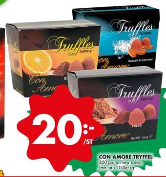 ÖoB Con amore tryffel erbjuda