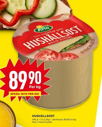 Willys Hushållsost erbjuda