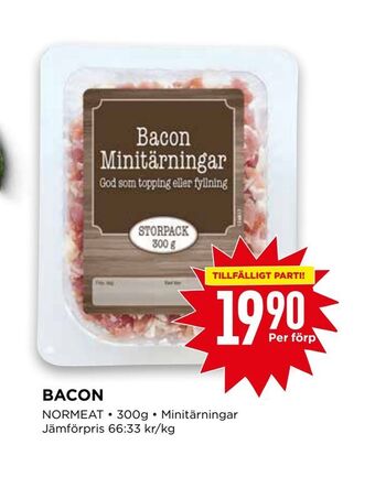 Willys Bacon erbjuda