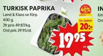 Turkisk Paprika