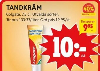 ICA Kvantum Tandkräm erbjuda