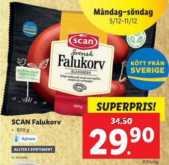 Lidl Scan Falukorv erbjuda