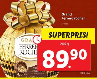 Lidl Grand Ferrero Rocher erbjuda