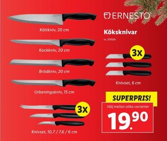 Lidl Köksknivar erbjuda