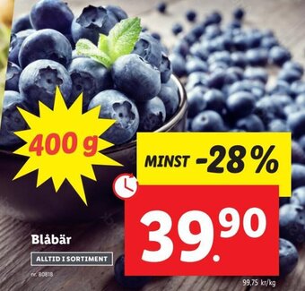 Lidl Blåbär erbjuda