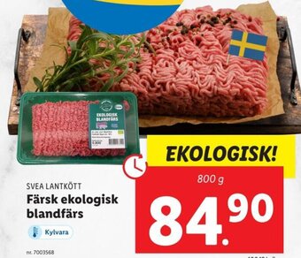 Lidl Färsk Ekologisk Blandfärs erbjuda