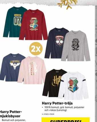 Lidl Harry Potter Tröja erbjuda