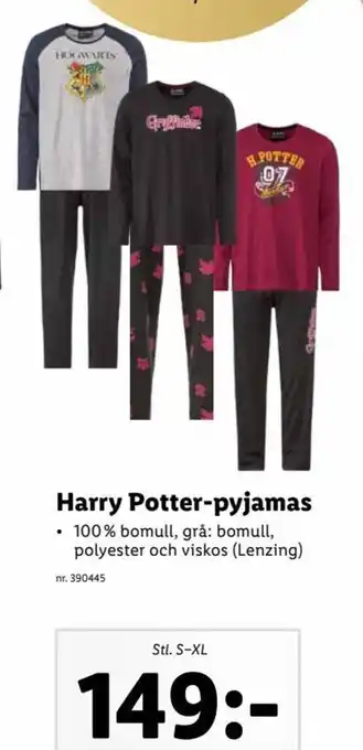 Lidl Harry Potter Pyjamas erbjuda