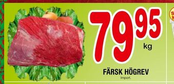 Nya Pulsen Färsk högrev erbjuda