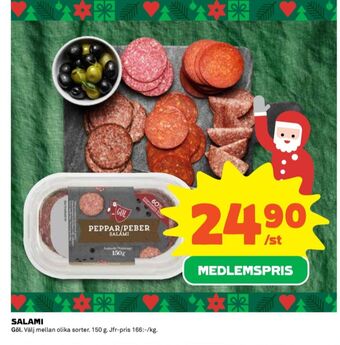Coop Gøl salami erbjuda
