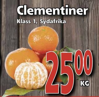 Supergrossen Clementiner erbjuda