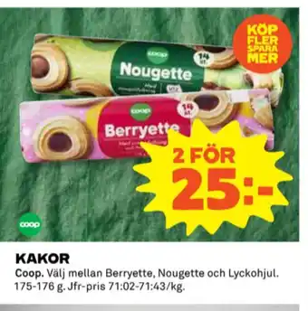 Coop Coop kaffekex erbjuda