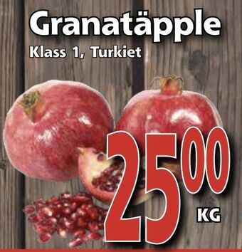 Supergrossen Granatäpple erbjuda