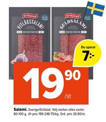 Coop Extra Salami erbjuda