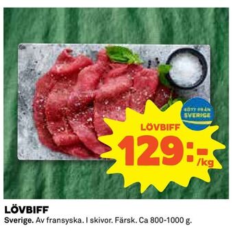 Coop Extra Lövbiff erbjuda