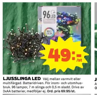 Coop Coop ljusslingor erbjuda