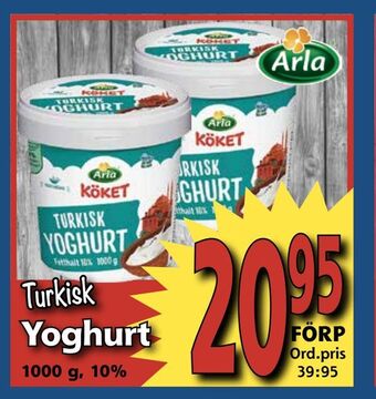 Supergrossen Yoghurt erbjuda