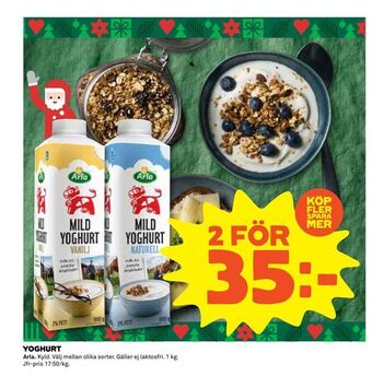 Coop Extra Yoghurt erbjuda