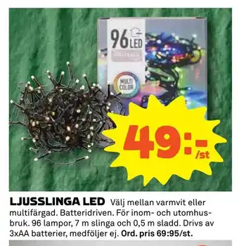 Ljusslinga led
