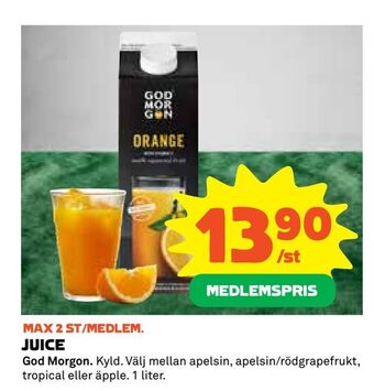 Coop Extra Juice erbjuda