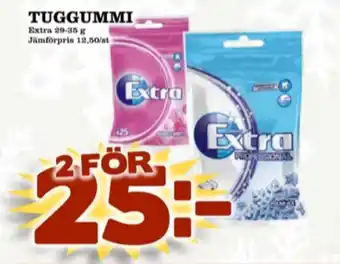 Matdax Extra tuggummi professional erbjuda