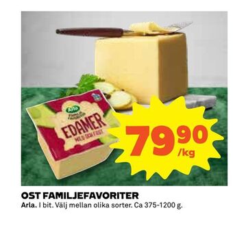 Coop Extra Ost familjefavoriter erbjuda