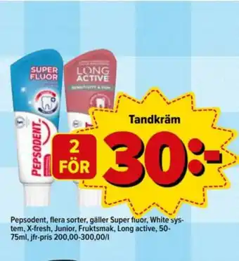 Pepsodent tandkräm