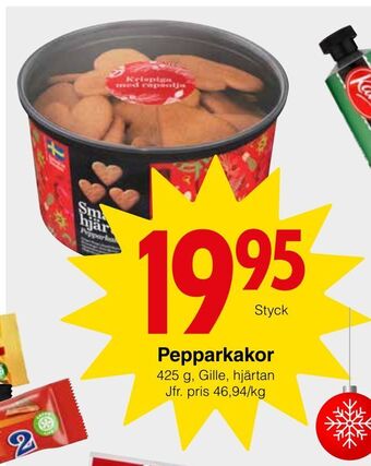 Matöppet Pepparkakor erbjuda